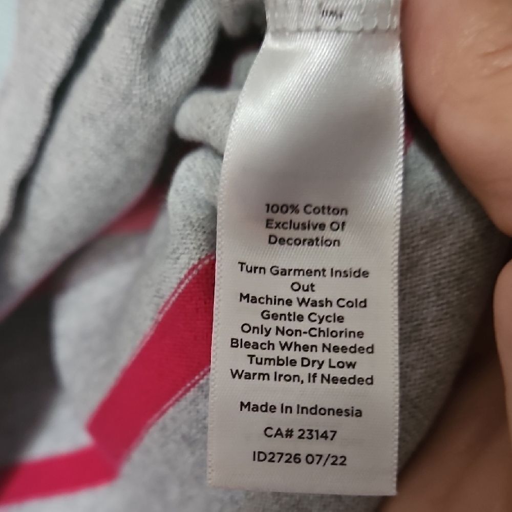 Talbots Multicolor Striped Top M - Picture 5 of 6
